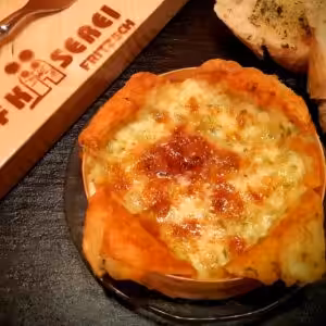 Camembert Bärlauch im Ofen gebacken